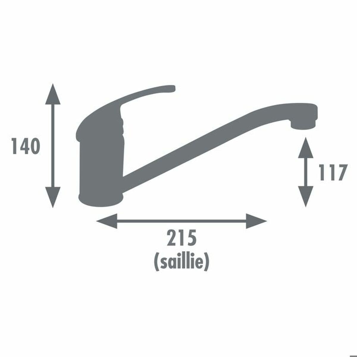 Maišytuvas su viena rankenėle Edouard Rousseau CARDIFF Nerūdijantis plienas - Image 4