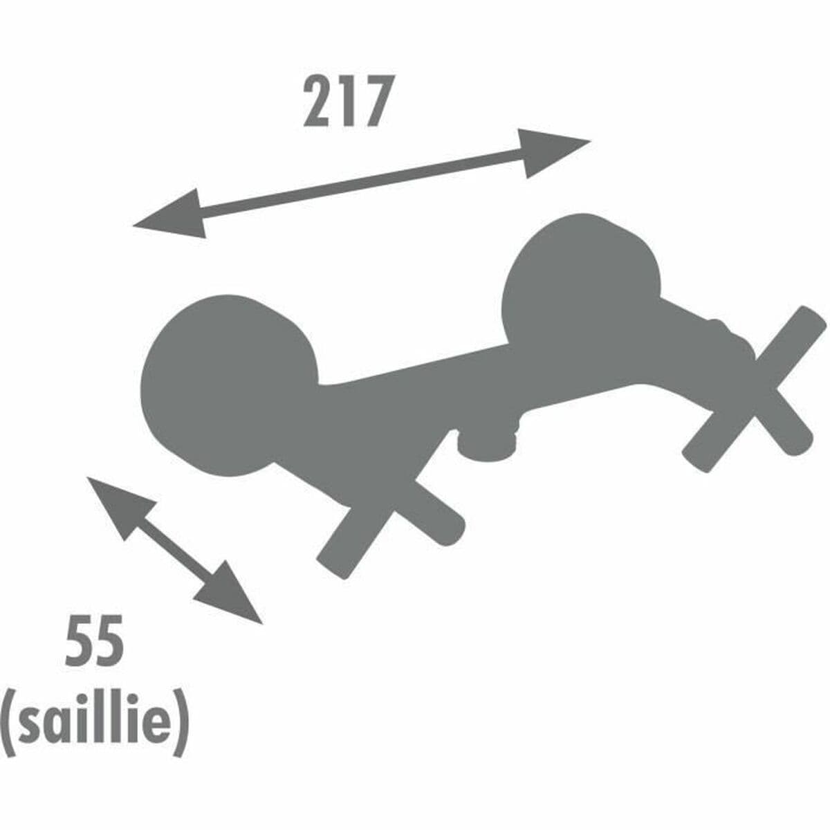 Robinet Monocomandă Edouard Rousseau Negru - Image 2