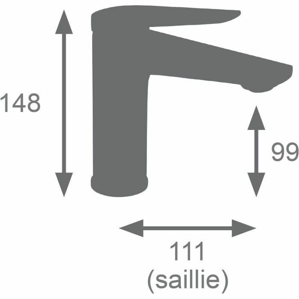 Kran jednouchwytowy Rousseau GLOSS Polerowany mosiądz - Image 2