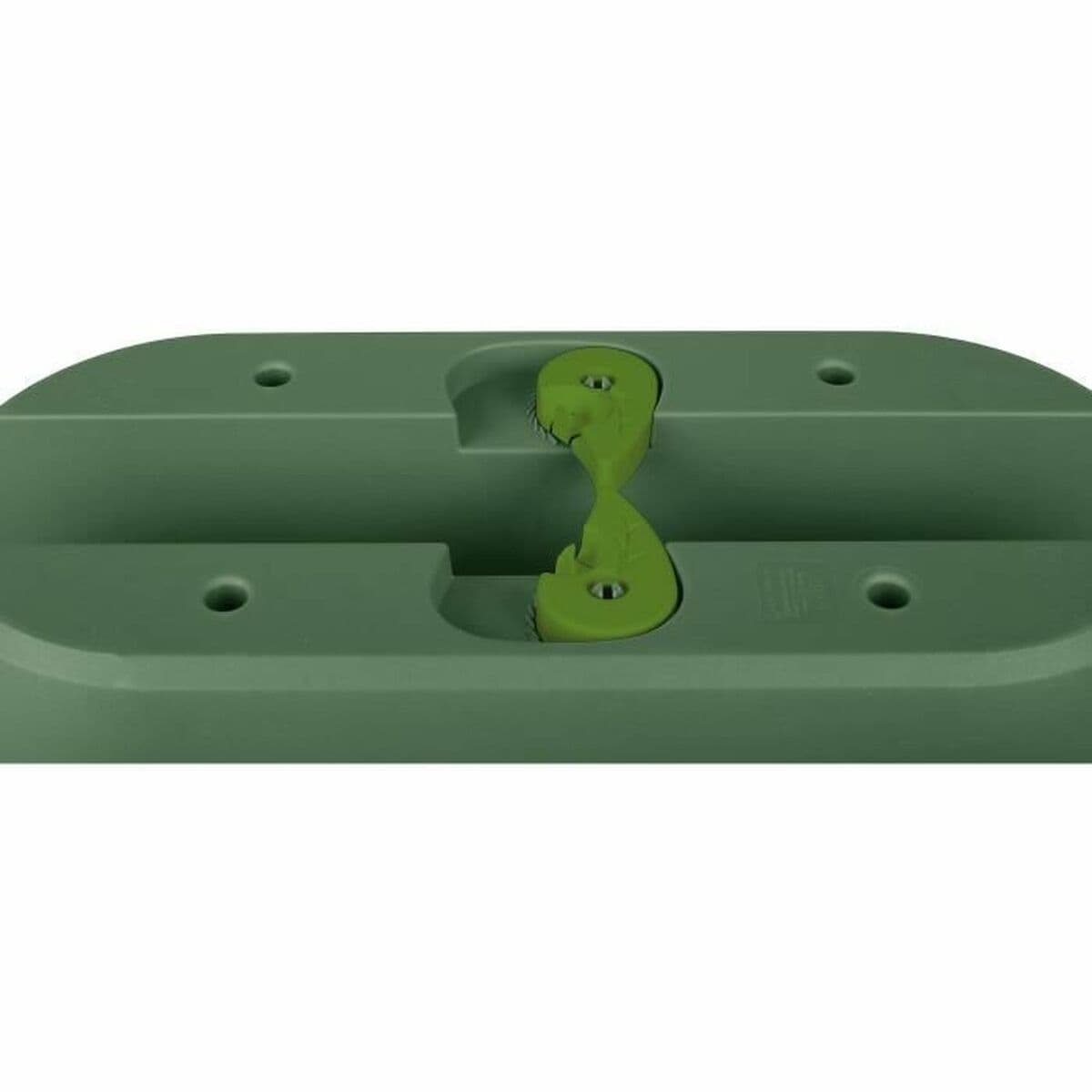 Maceta EDA Verde Plástico Oval Moderno - Image 4