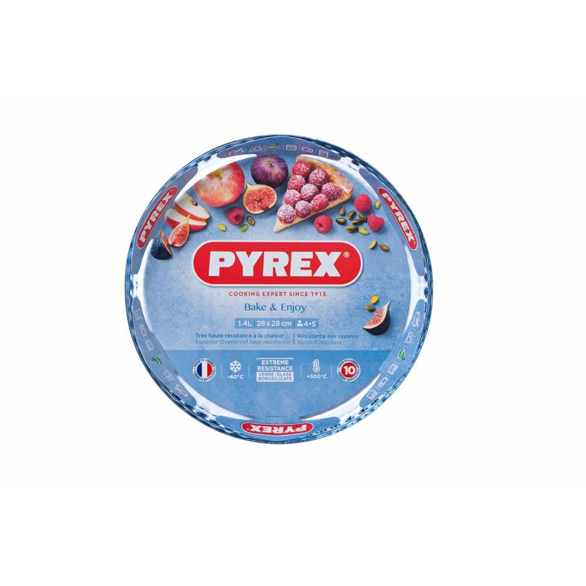 Koogivorm Pyrex Classic Vidrio Ø 26 cm Läbipaistev - Image 11