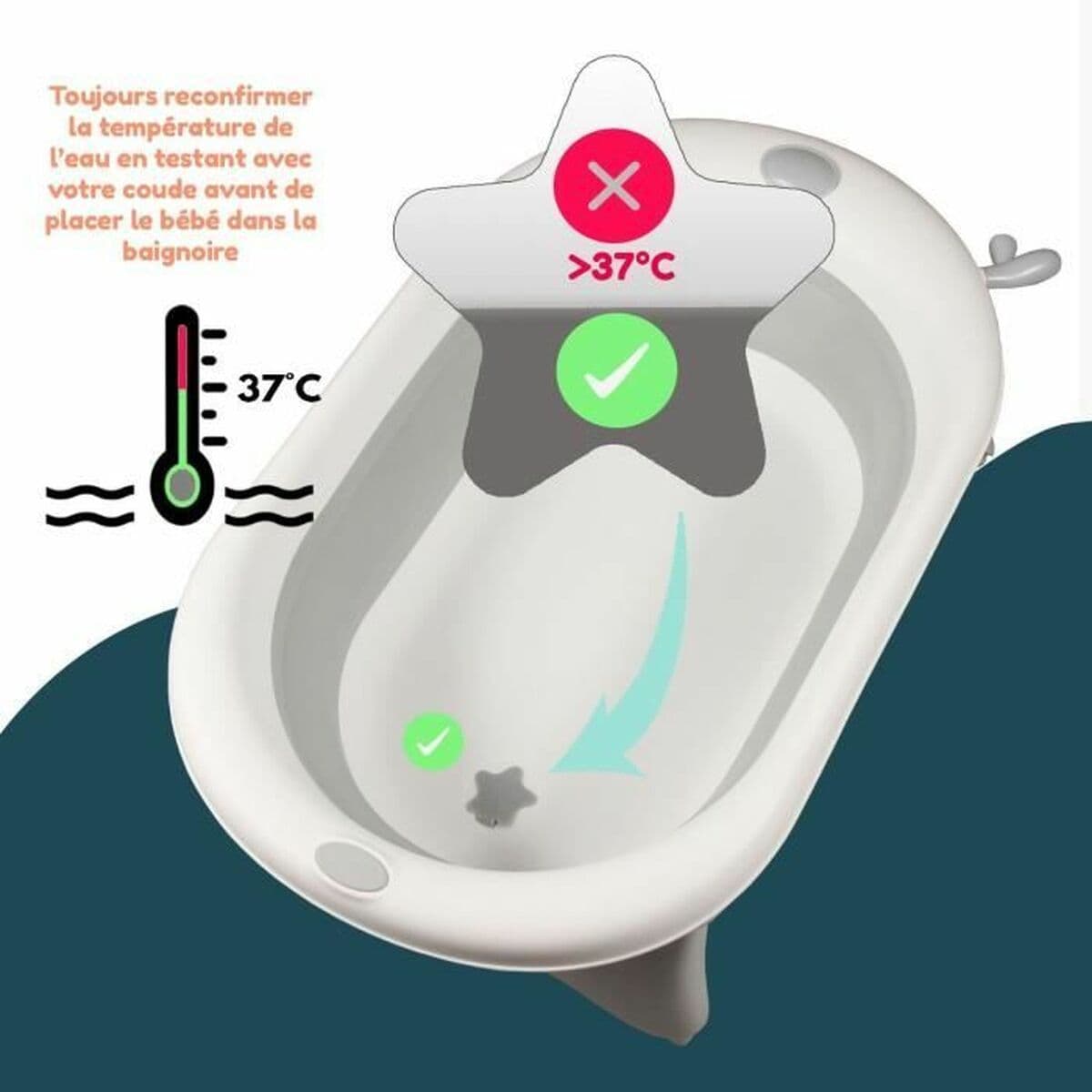 Vann Looping 23 x 80 x 49 cm Kokkupandav - Image 4