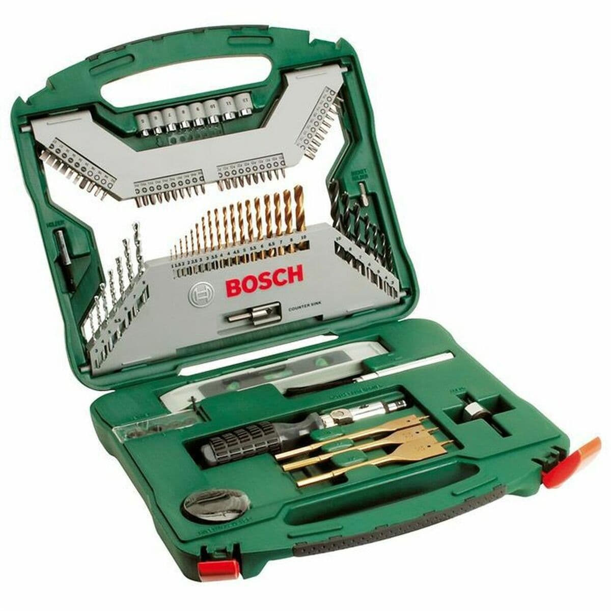 Drill bits and tits set BOSCH X-Line Box Titanium 100 Delar