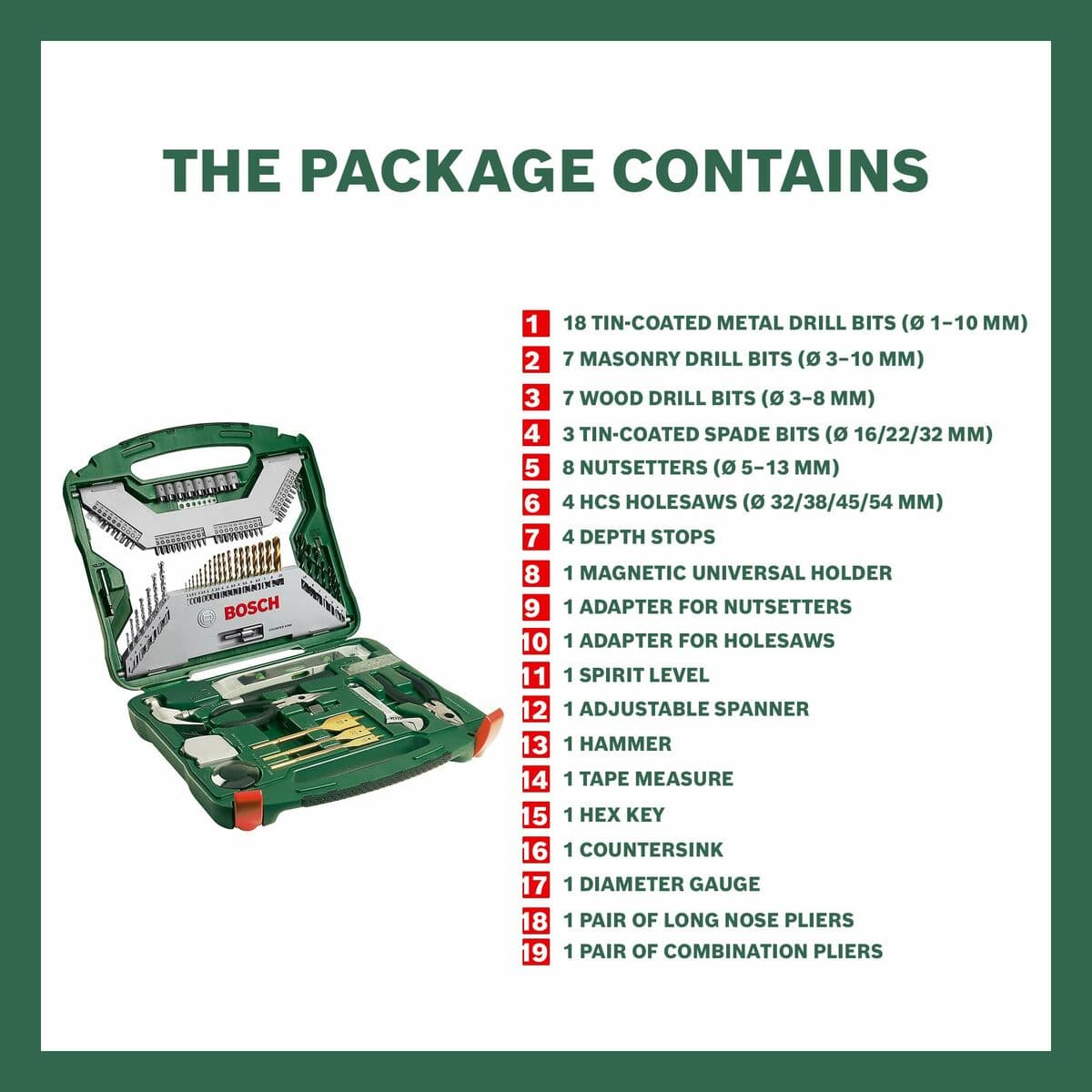 Tool Case BOSCH 25 x 7 x 35 cm Metal - Image 5