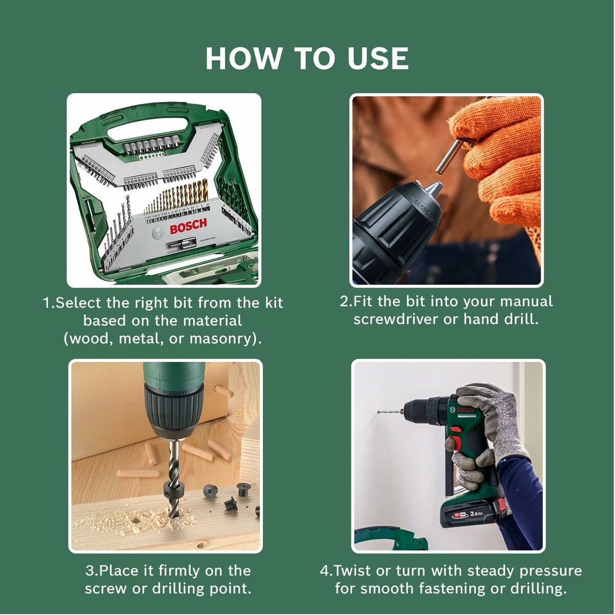 Tool Case BOSCH 25 x 7 x 35 cm Metal - Image 8