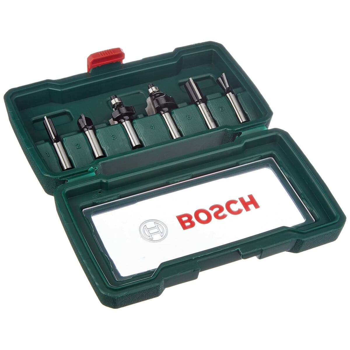 Multipurpose router bit set BOSCH 8 mm 6 Pieces - Image 5