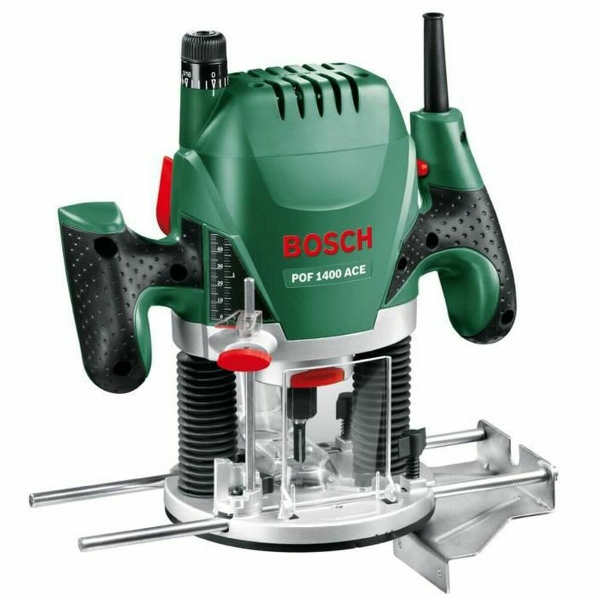 Frezavimo staklės BOSCH POF 1400 AE + Zubehr 1400 W
