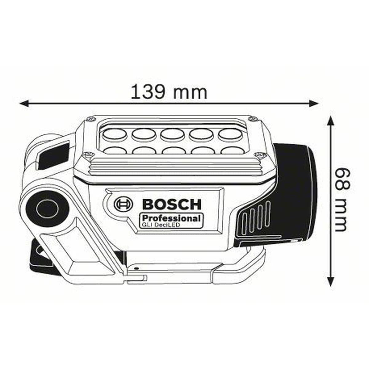 Ficklampa LED BOSCH GLI DeciLED Professional 12 V - Image 5