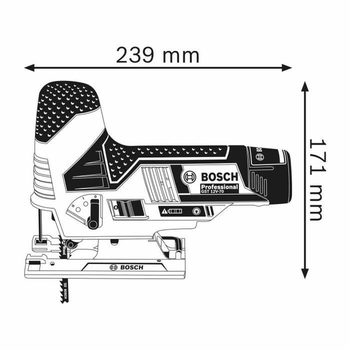 Sierra de Calar BOSCH GST 12V-70 Professional 12 V - Image 4