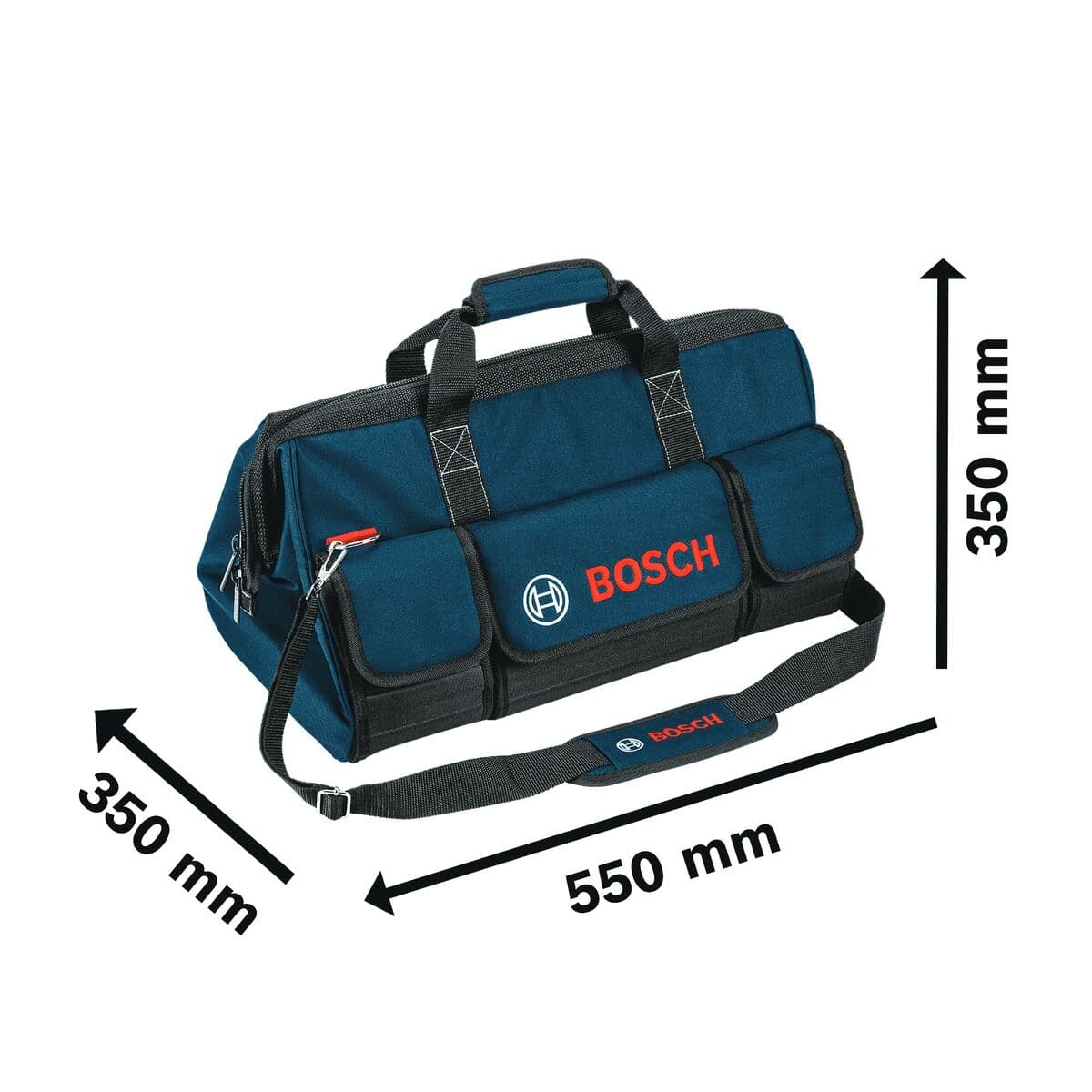 Werkzeugtasche BOSCH 1600A003BK Marineblau Nylon - Image 3