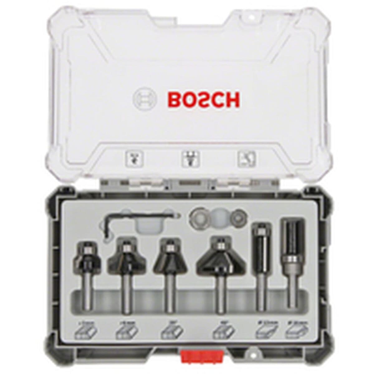 Mehrzweck-Fräser-Set BOSCH 6 mm 6 Stücke - Image 3