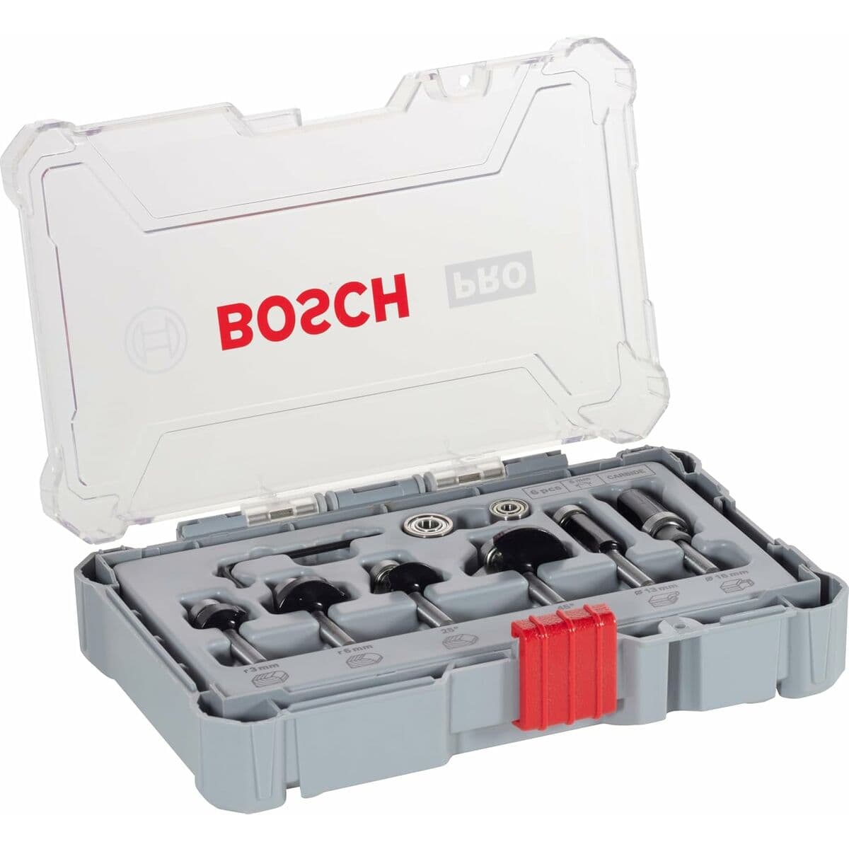 Mehrzweck-Fräser-Set BOSCH 6 mm 6 Stücke - Image 5
