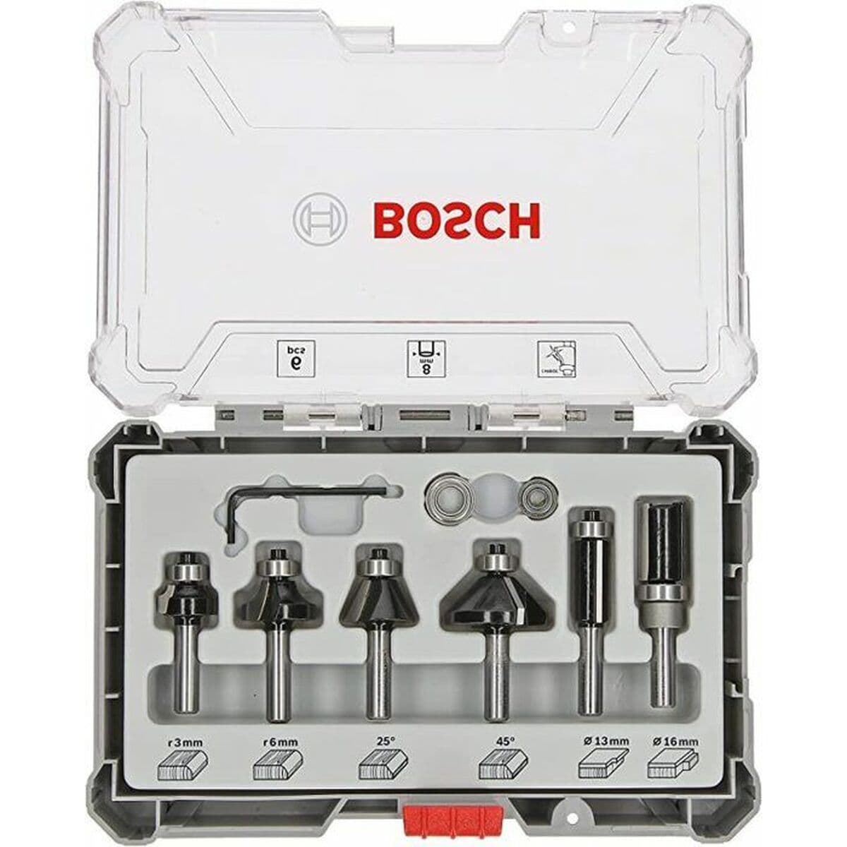 Mehrzweck-Fräser-Set BOSCH 6 mm 6 Stücke - Image 14