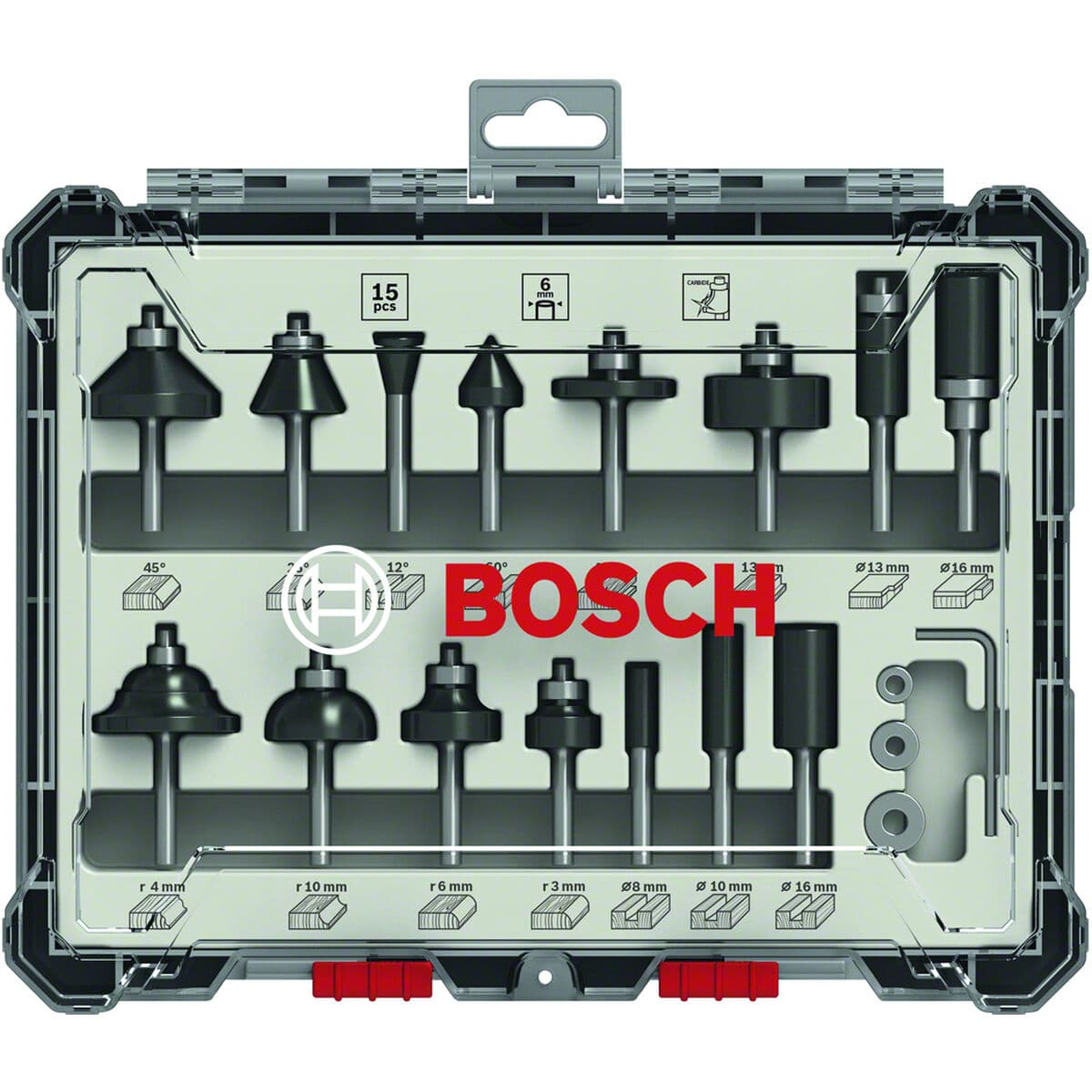 Spolset BOSCH 2607017471 Metall 15 Delar - Image 3