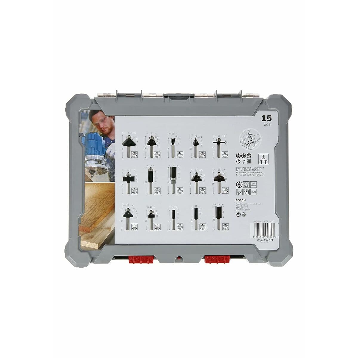 Spolset BOSCH 2607017471 Metall 15 Delar - Image 7