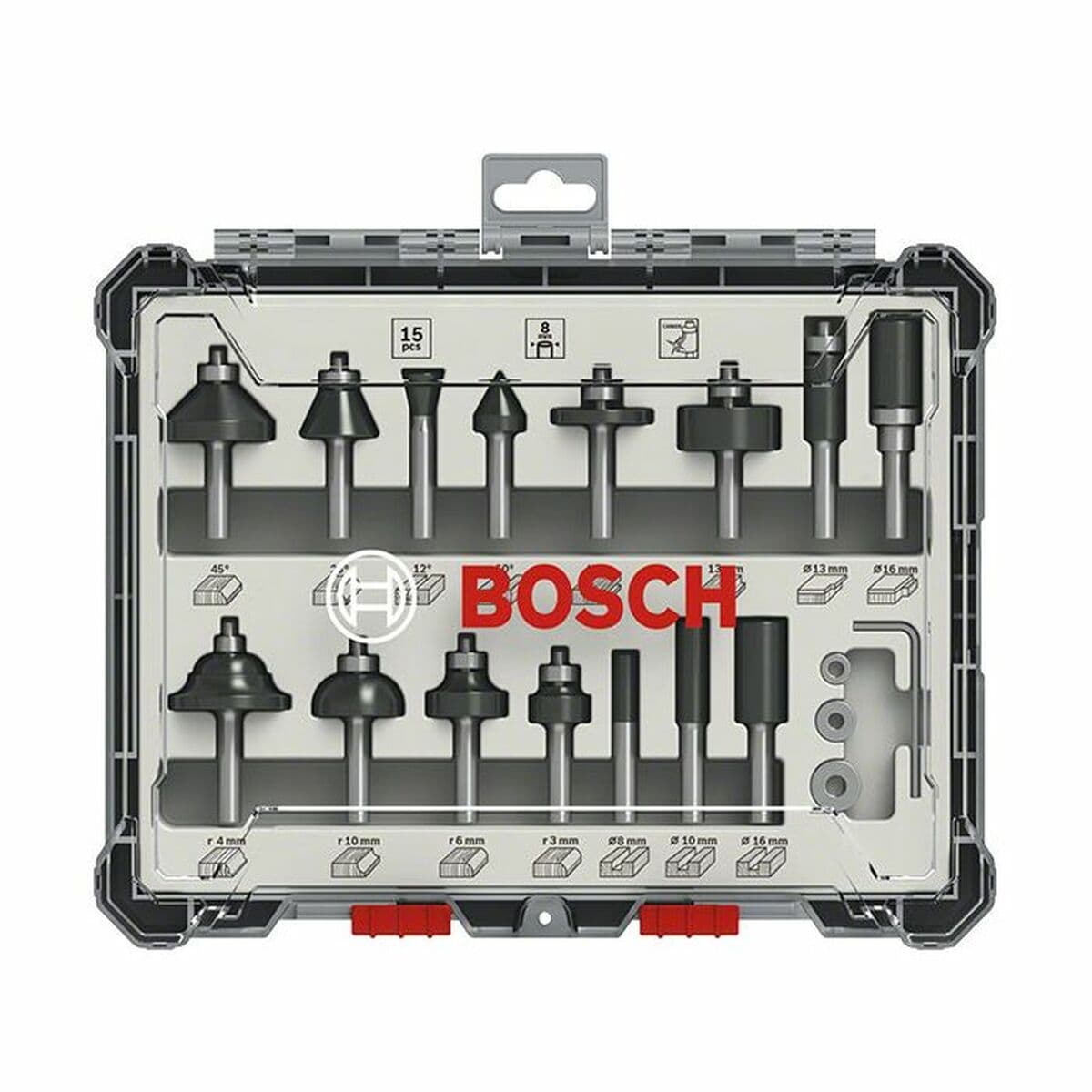 Spolset BOSCH 2607017471 Metall 15 Delar