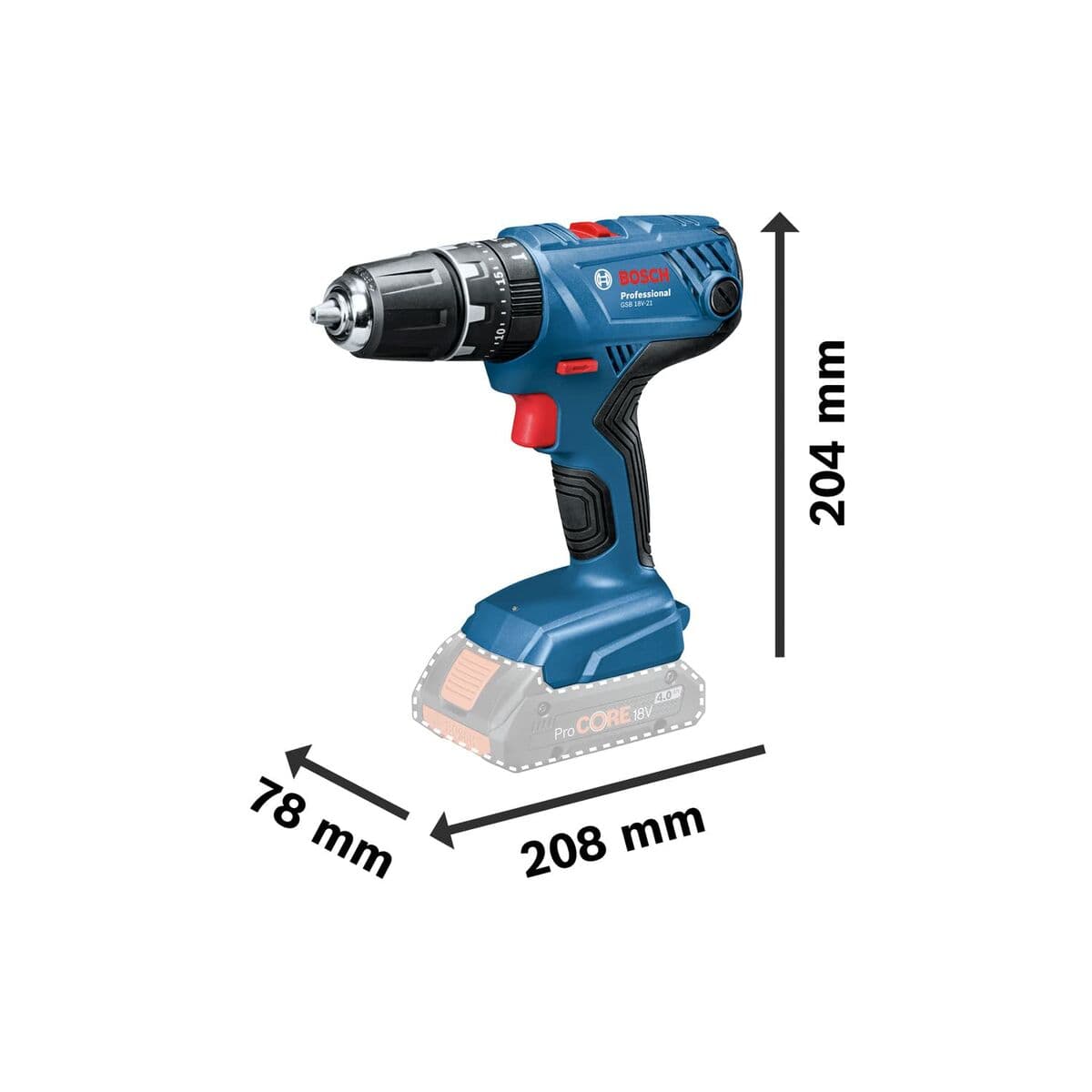 Electric screwdriver BOSCH GSB 18V-21 PROFESSIONAL - Image 7