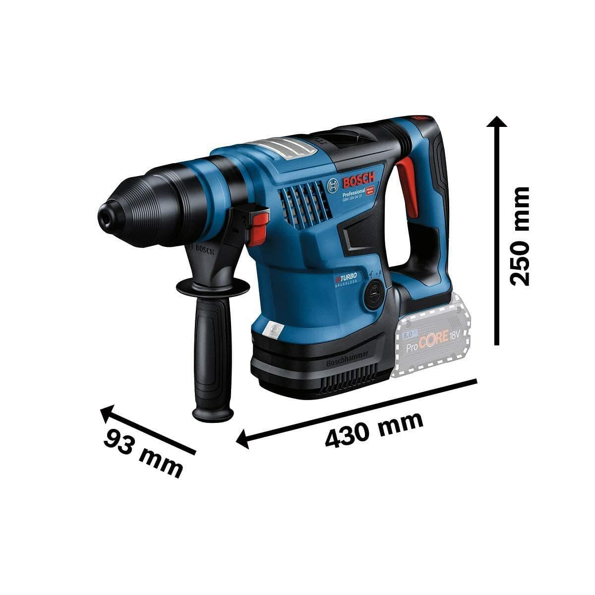 Drill and accessories set BOSCH SDSPlus GBH 18 V - Image 4
