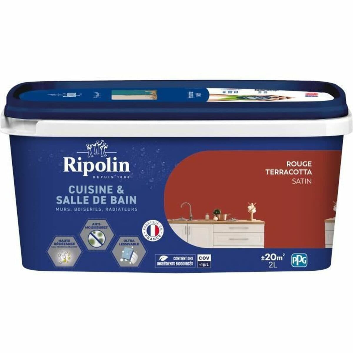 Måla Ripolin rouge 2 L