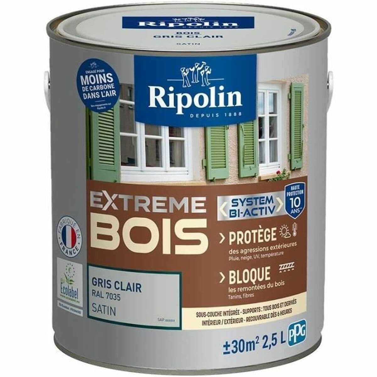 Primer Paint Ripolin Grey Satin finish 2,5 L