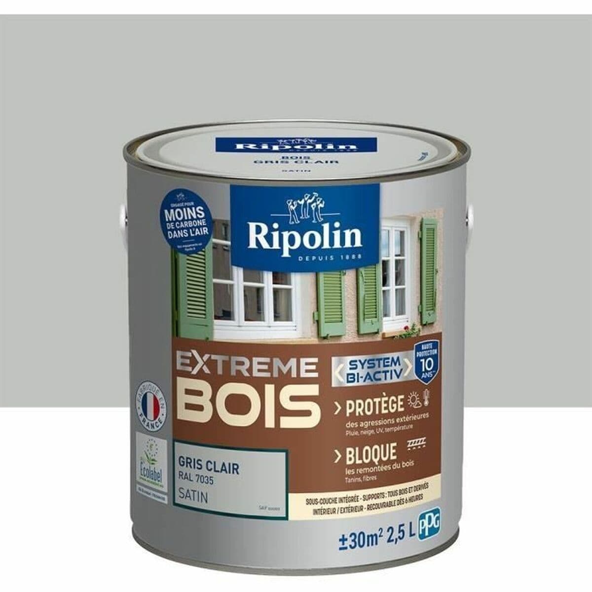 Primer Paint Ripolin Grey Satin finish 2,5 L - Image 2
