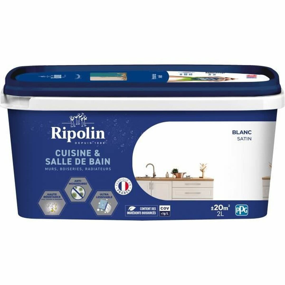 Grundfärg Ripolin Vit Matt 2 L