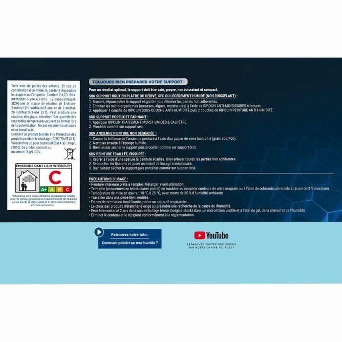 Pohjamaali Ripolin Valkoinen Satiiniviimeistely 2,5 L - Image 5