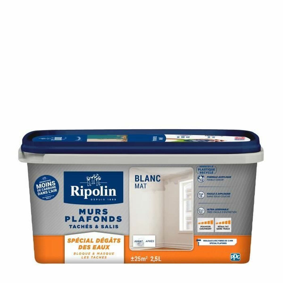 Boja Ripolin Bijela 4 Kg 20 kg 750 ml 4 L