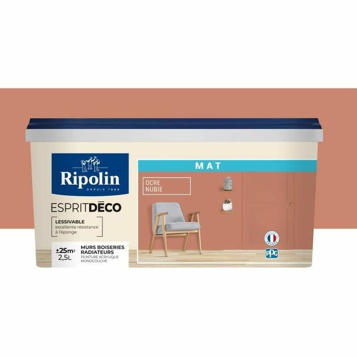 Måla Ripolin Vit 2,5 L - Image 2