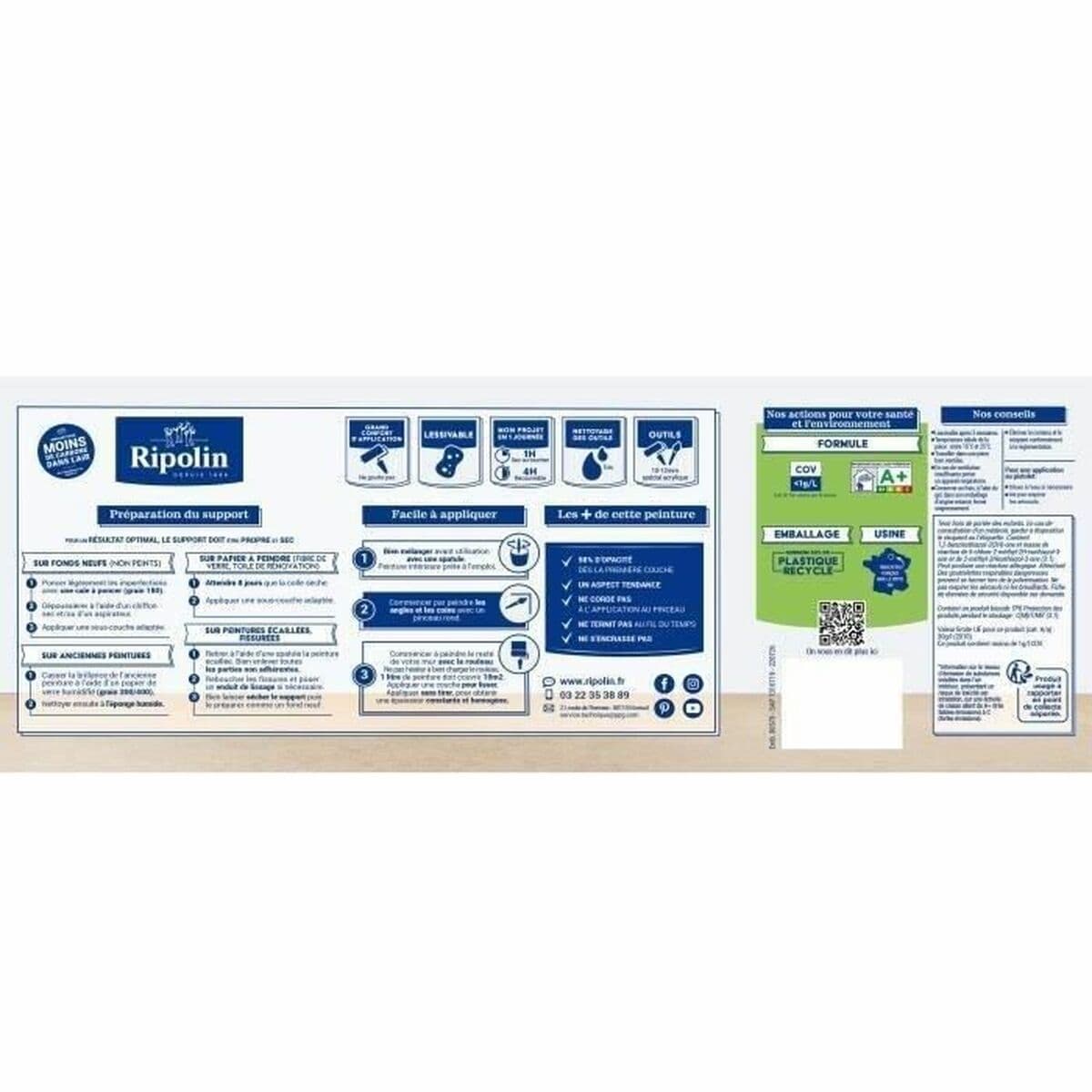 Grundierung Ripolin Weiß 2,5 L Mattierend - Image 4
