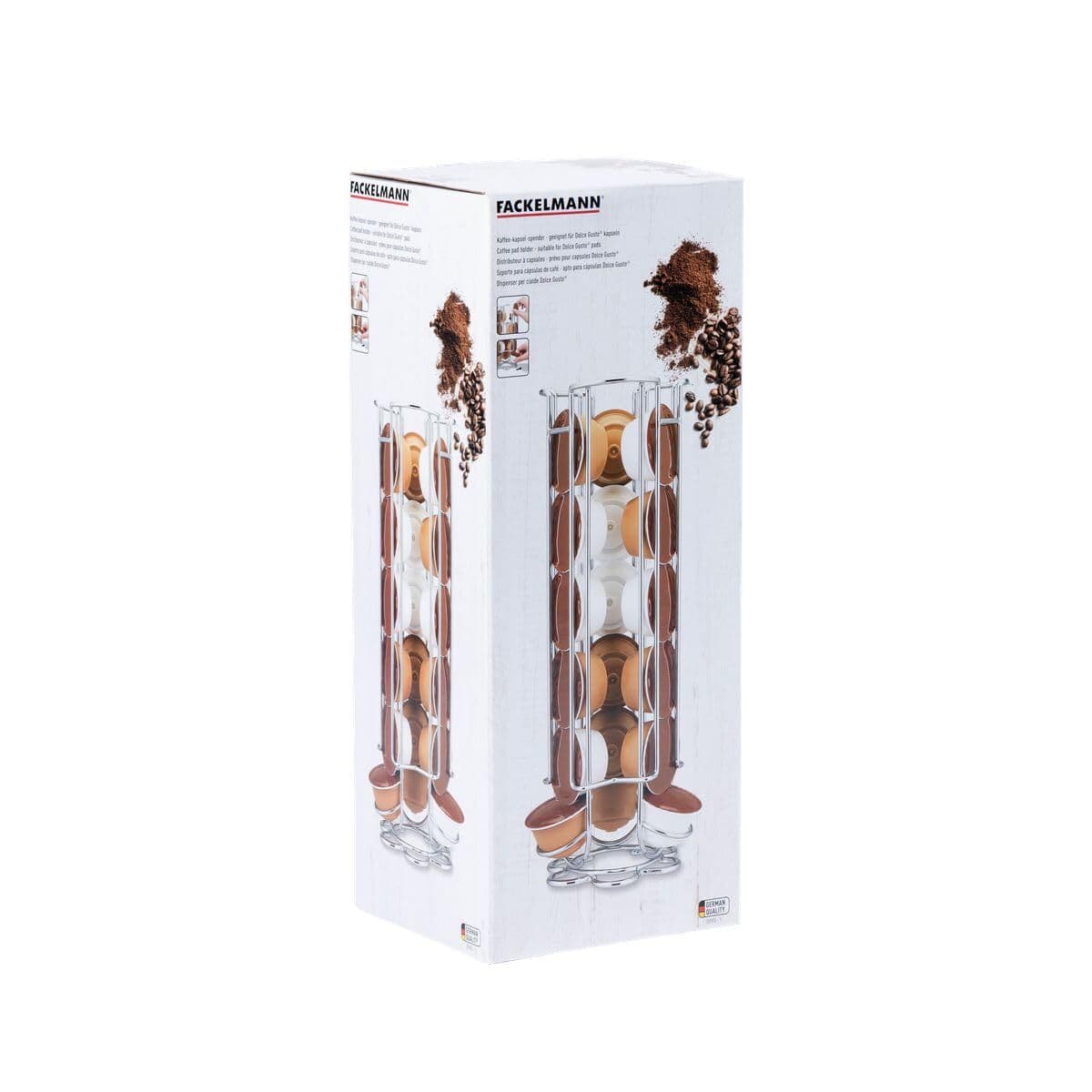 Coffee Capsule Organiser Fackelmann Grey Stainless steel Plastic 3 X 11 X 32 CM 14 X 39 X 29 CM - Image 11