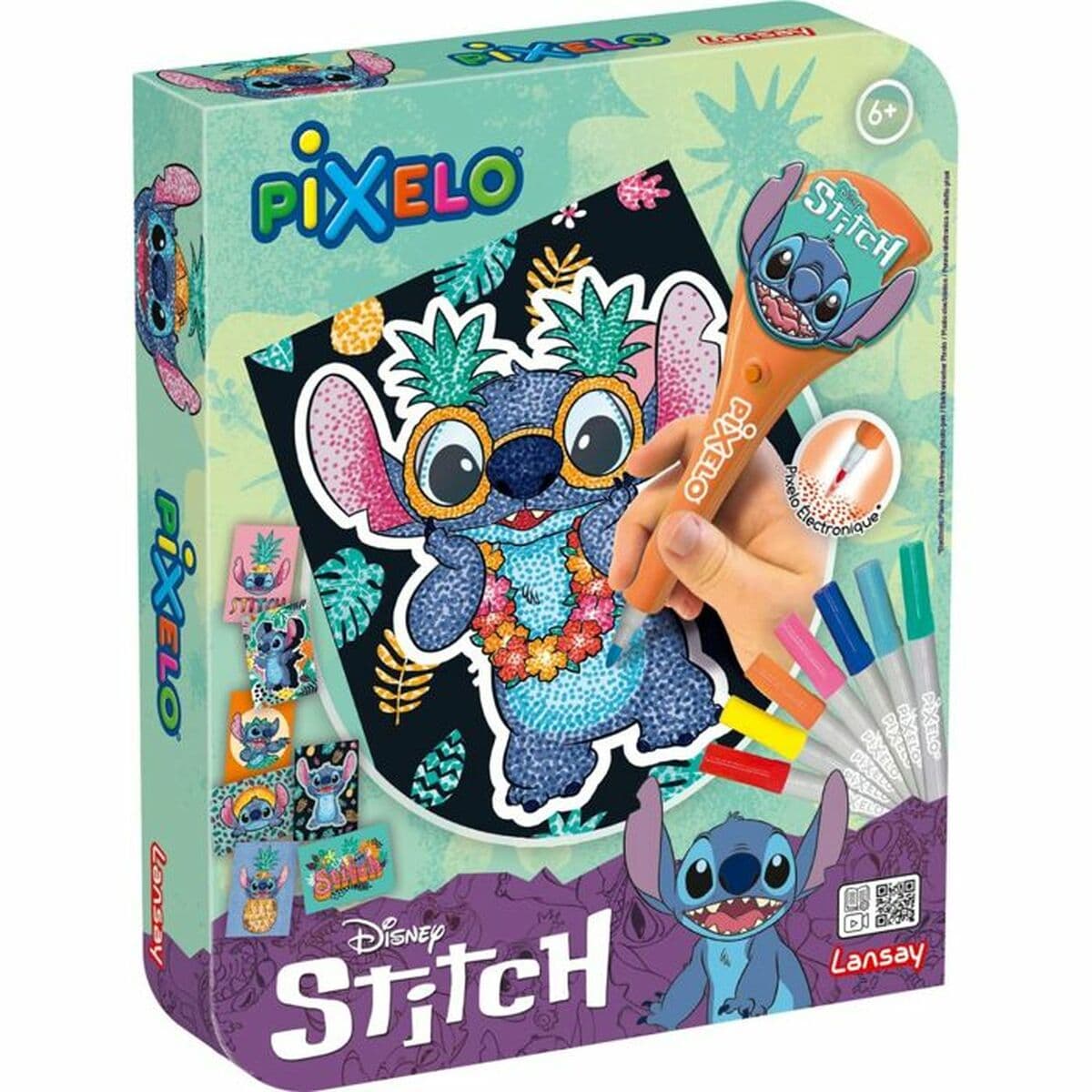 Set de Escritura Lansay Pixelo Stitch 8 Piezas