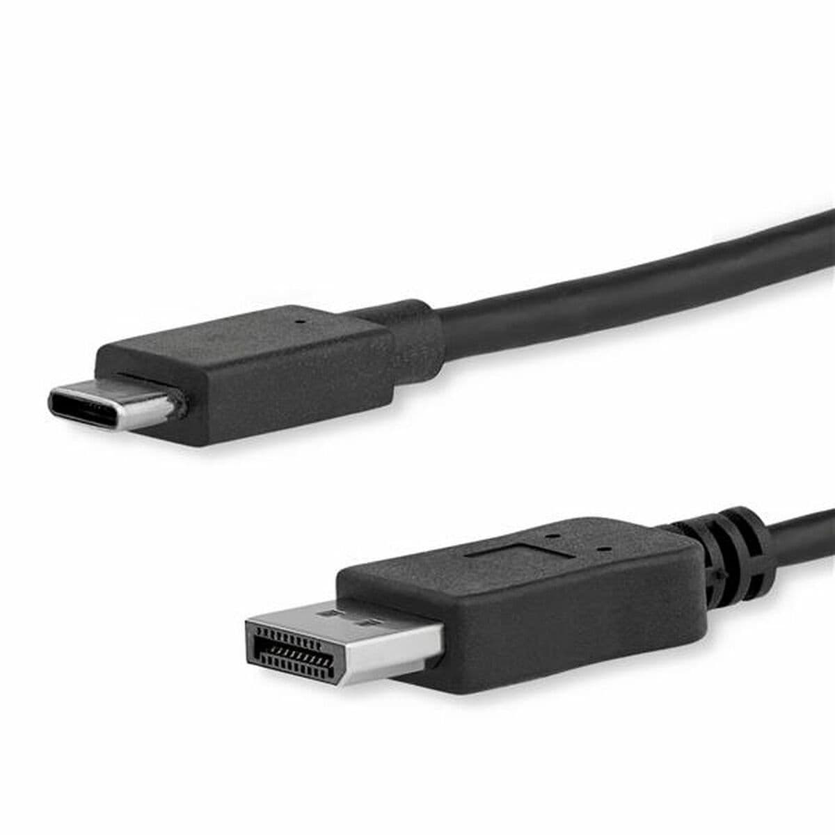 Adaptateur USB C vers DisplayPort Startech CDP2DPMM6B           (1,8 m) Noir - Image 2