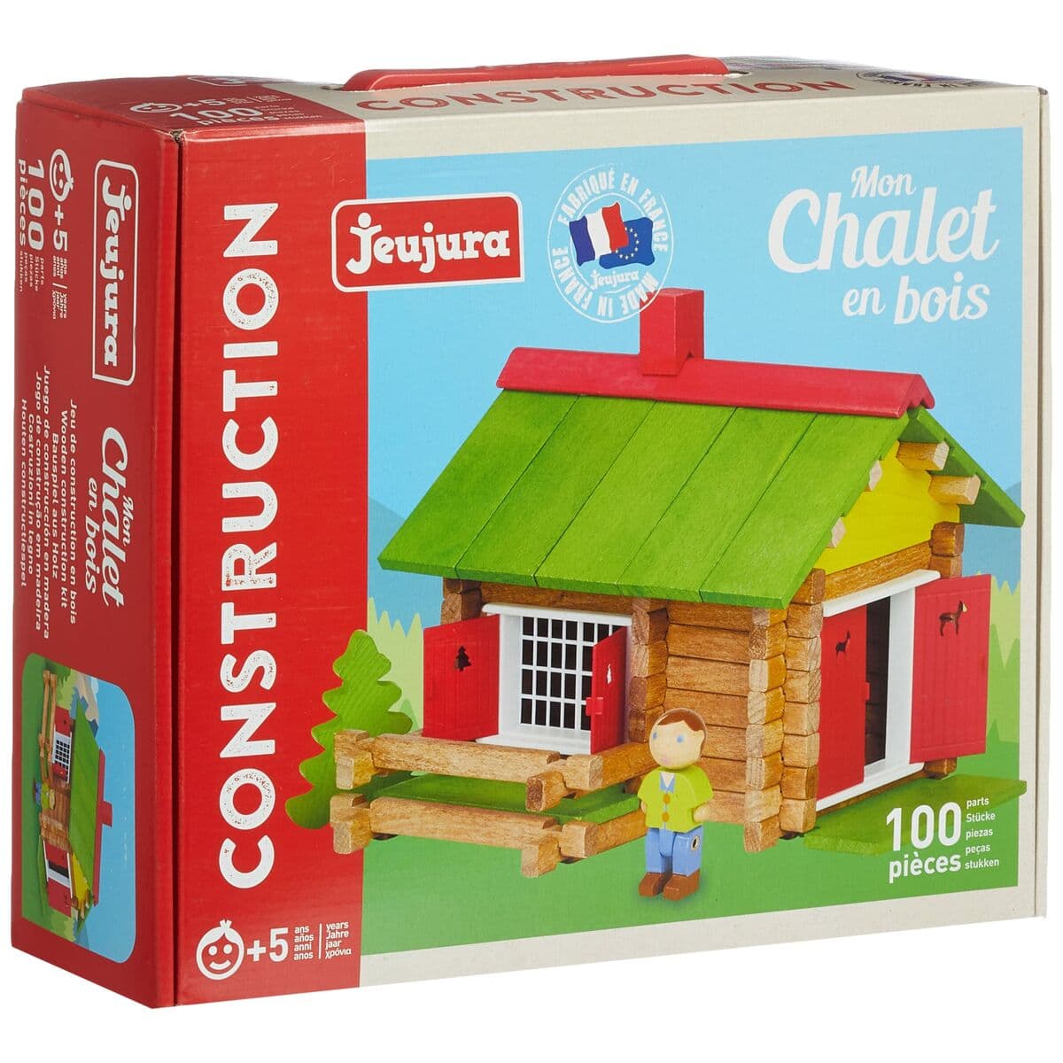 Figuras de Acción Jeujura My Wooden Chalet  100 Piezas Playset - Image 2