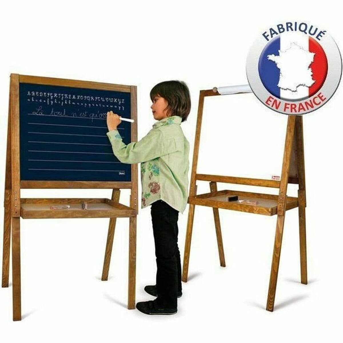 Double-sided Slate Jeujura Large Drawing Board of Schoolboys - Image 2