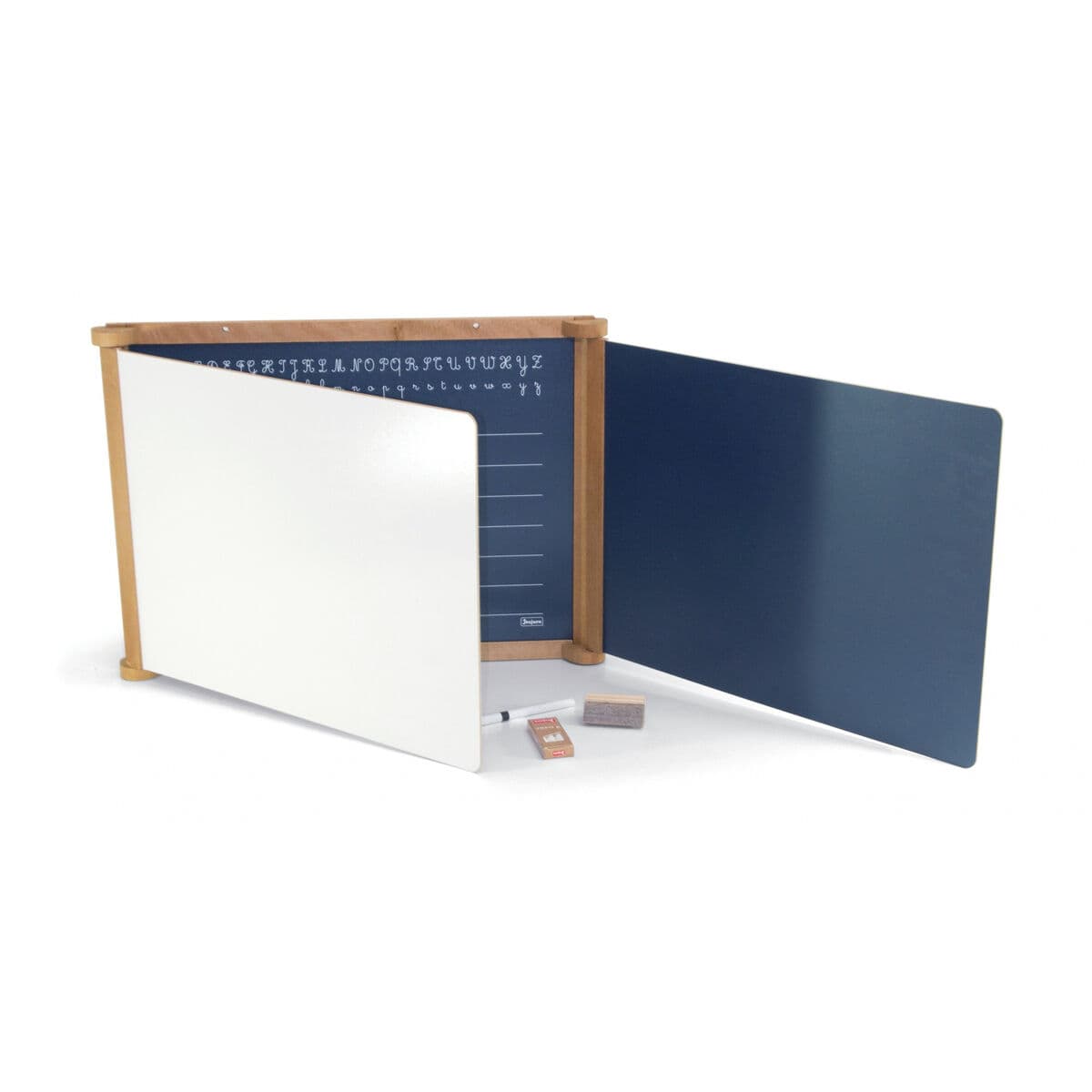 Pizarra de Doble Cara Jeujura Wooden Triptych - Image 2