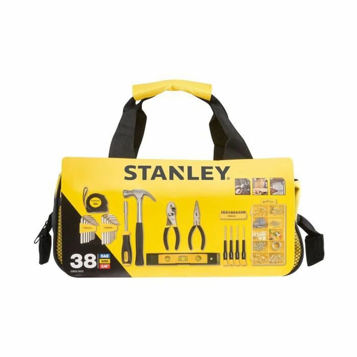 Werkzeugtasche Stanley STMT0-74101 Gelb Schwarz Metall 33 x 20 x 18 cm 38 Stücke - Image 3