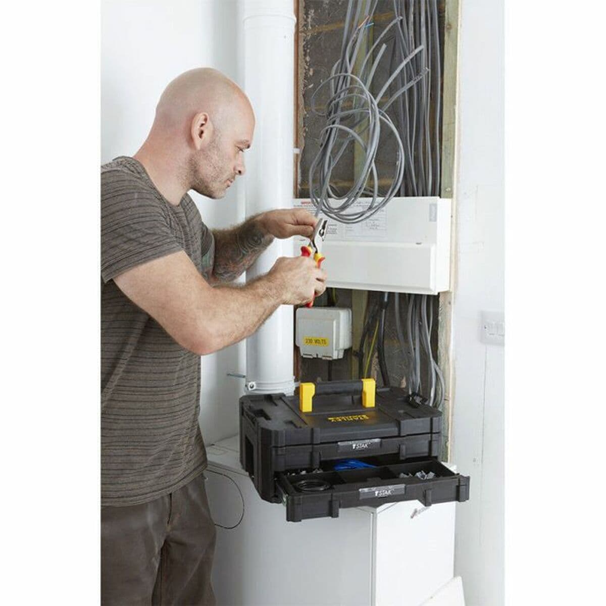 Werkzeugkasten Stanley Metall 2 Fächer - Image 19