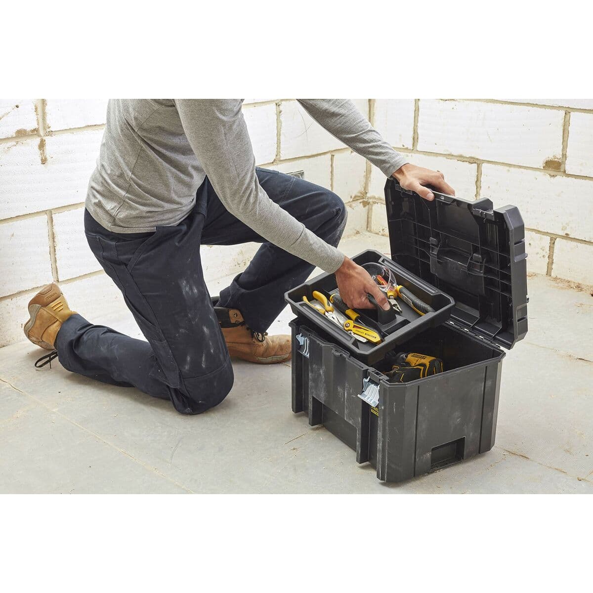 Werkzeugkasten Stanley Metall Polypropylen Kunststoff 1 Fächer - Image 11