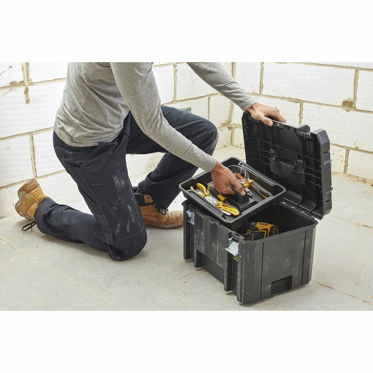 Werkzeugkasten Stanley Metall Polypropylen Kunststoff 1 Fächer - Image 12