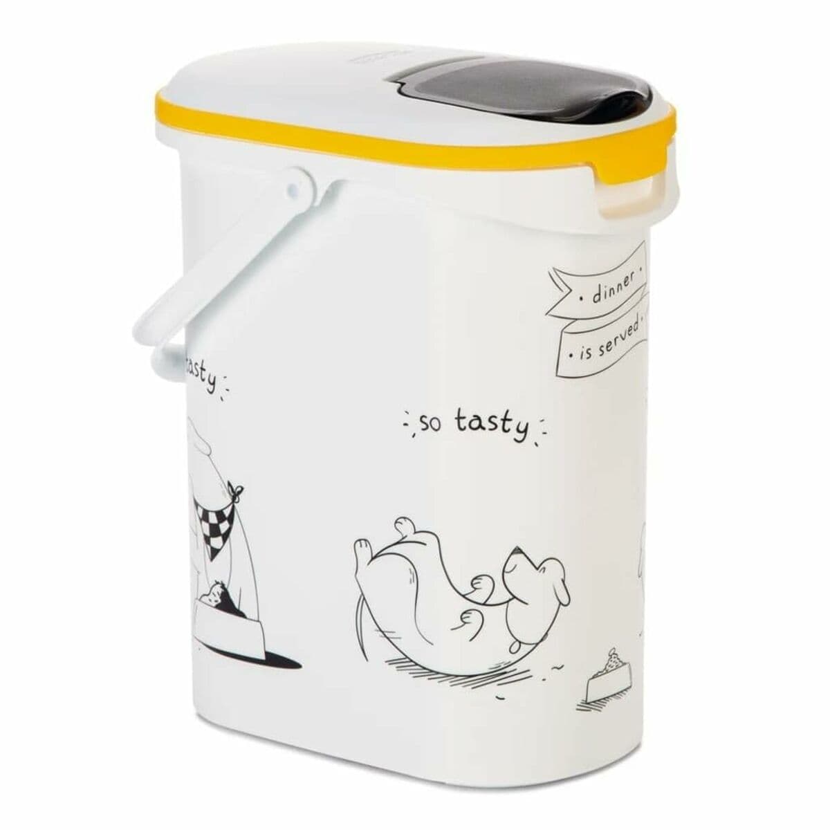 Dåse til dyrefoder Curver 794092 Hvid Plastik 4 Kg 10 L - Image 2