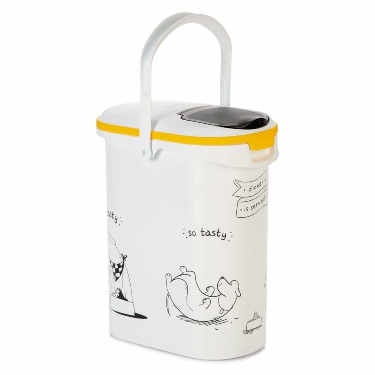 Dåse til dyrefoder Curver 794092 Hvid Plastik 4 Kg 10 L - Image 3