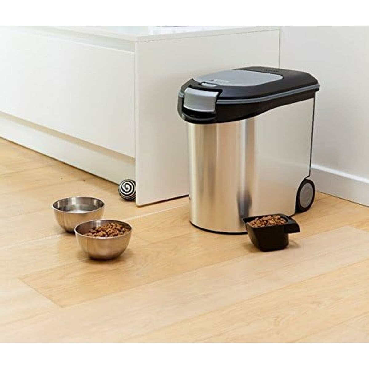 Šunų maisto skardinė Curver Sidabras polipropileno 35 L 12 kg - Image 5