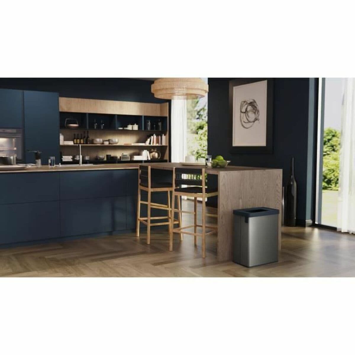 Cubo de Basura para Reciclaje Curver VERTO Gris 54 L Plástico - Image 5