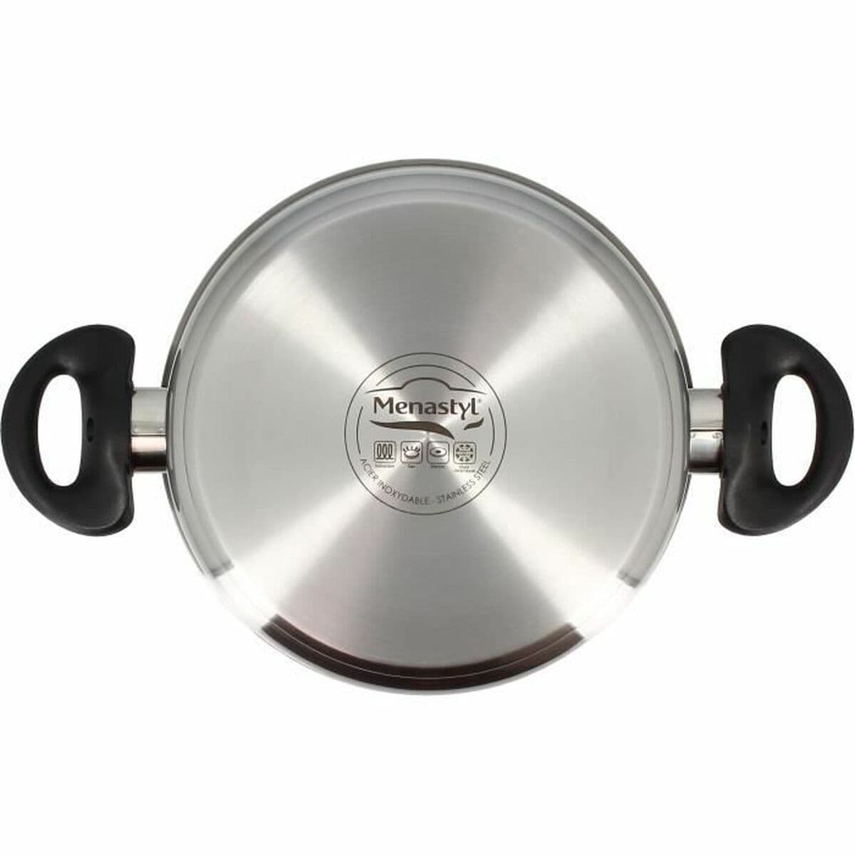 Kasserolle Menastyl 22 x 12 x 31 cm Stahl Ø 20 cm - Image 5