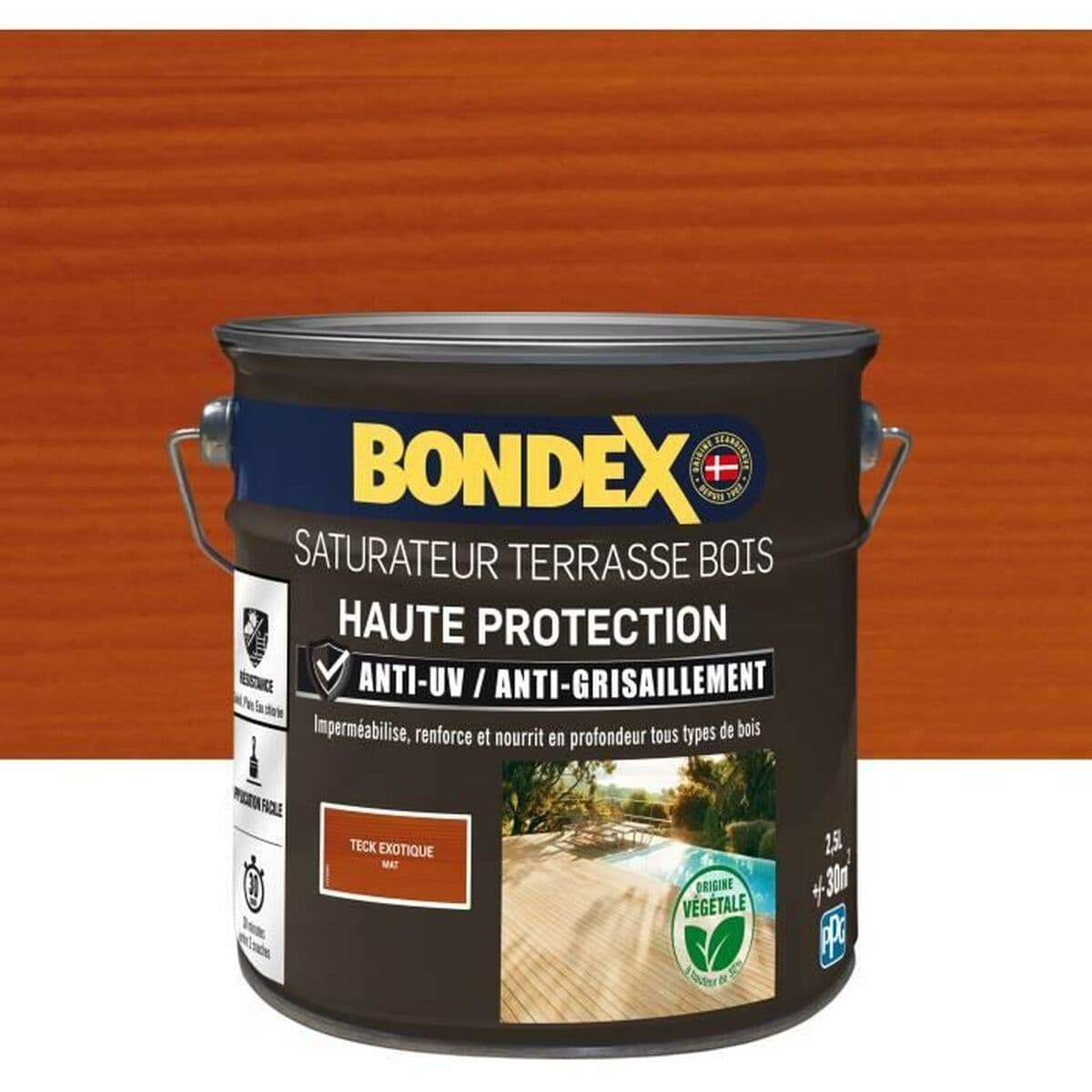Barniz Bondex Teca Mate 2,5 L