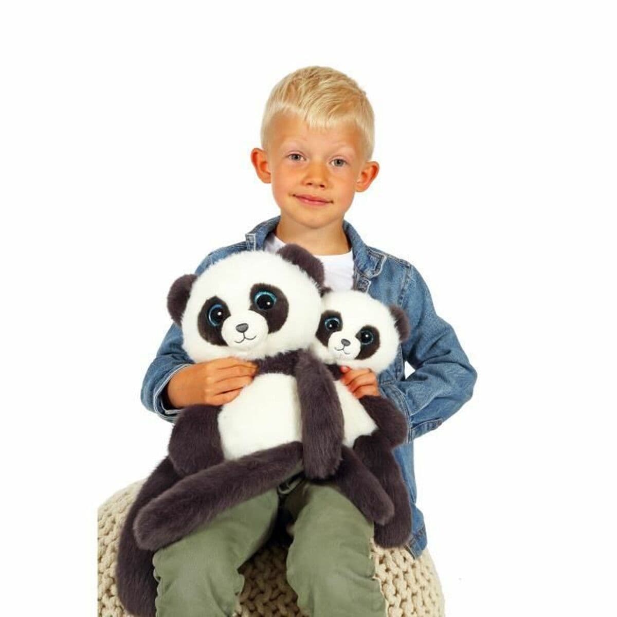 Plüschtier Gipsy Toys Panda Leggies Schwarz - Image 3