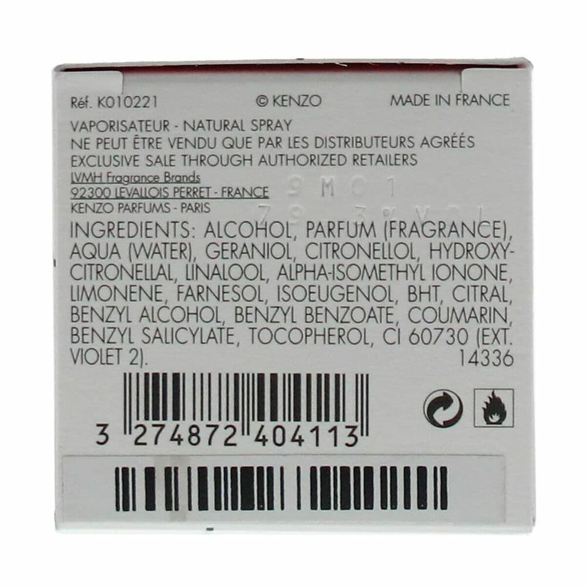 Moterų kvepalai Kenzo 120767 EDP 30 ml - Image 3