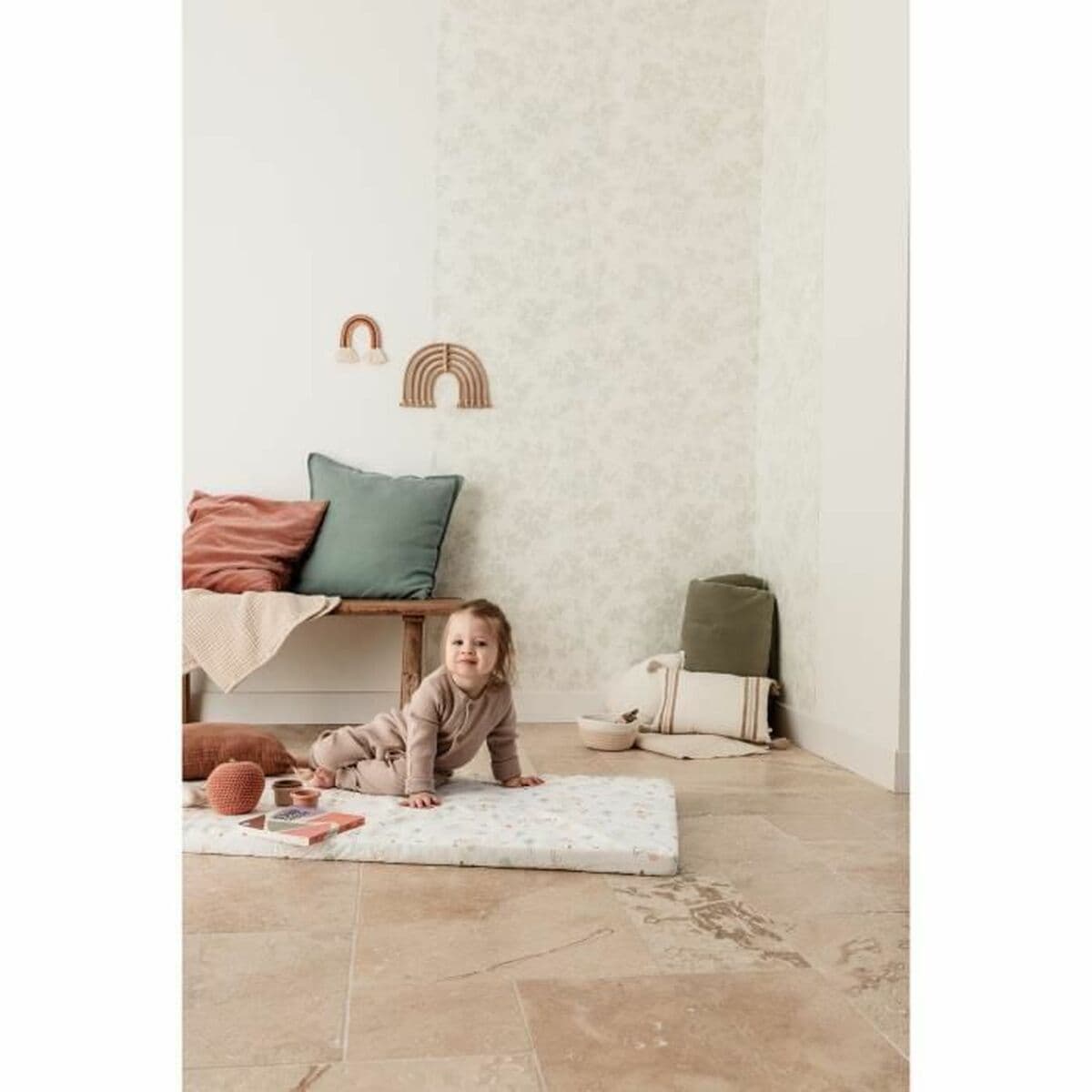 Spjälsängsmadrass Tineo Balloons 120 x 60 x 4 cm - Image 6