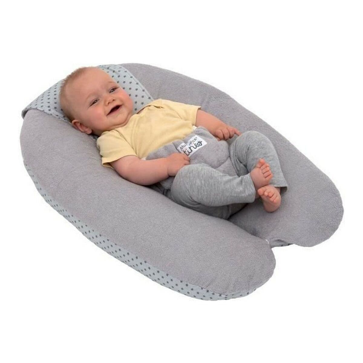 Breastfeeding Cushion Tineo Polka Dots Grey - Image 4